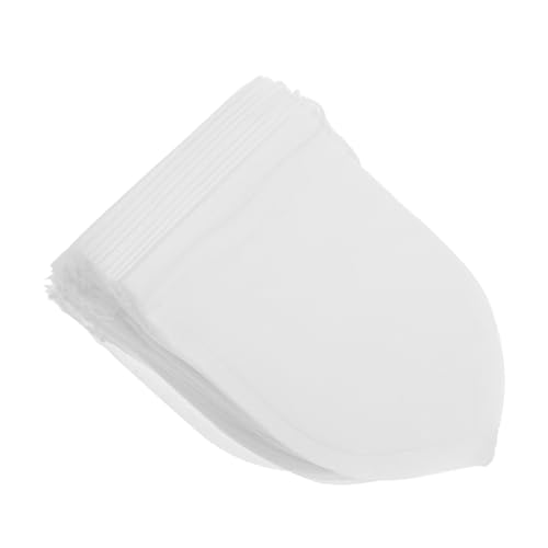 GREENADSCAPE Tee-ei Für Losen Tee 100 Stück Teefilterbeutel Teefilter Für Teebeutel Tee-ei Für Losen Tee Teebeutel Mit Kordelzug Weiß 6 X 8 Cm Lebensmittelechtes Material von GREENADSCAPE