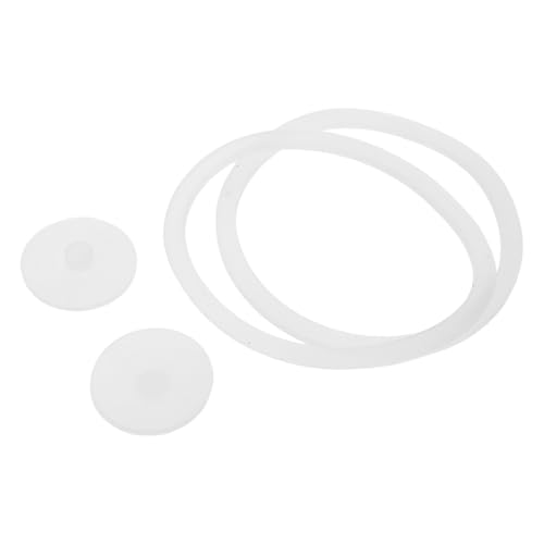 GREENADSCAPE 2 Sätze Teiliges Silikon Dichtungsring und Stopfen Set mit Verbrühschutz Staubdicht und Auslaufsicher Passend für Große Becher und Trinkflaschen Einfache Montage Bpa Frei von GREENADSCAPE