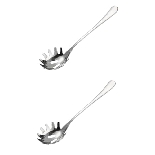 GREENADSCAPE 2 Stück Nudelkelle Aus Edelstahl Antihaftbeschichtet -servierlöffel Einfache Suppentrennung Für Das Kochen in Der Küche Zu Hause von GREENADSCAPE
