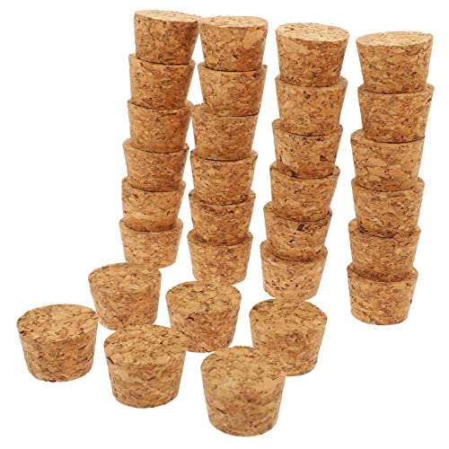 GREENADSCAPE Flaschenverschlüsse Aus Holz 30 Stück Korkstopfen Weinflaschenverschlüsse Flaschenverschlusskorken von GREENADSCAPE