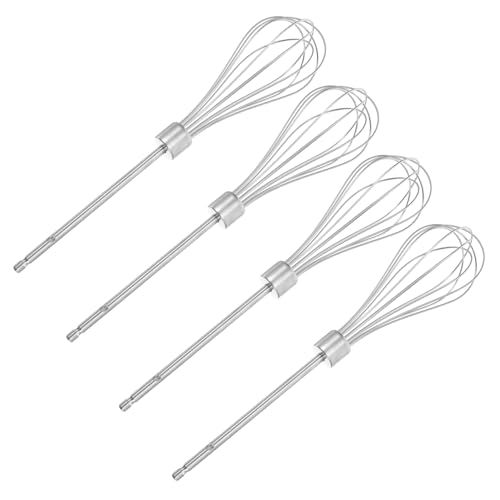 GREENADSCAPE 4 Stück Elektrischer Handmixer-schlägeraufsatz - Handmixer -schläger Ersatzteile Zubehör Zum Backen Von Kuchen Eiercreme Lebensmittel von GREENADSCAPE