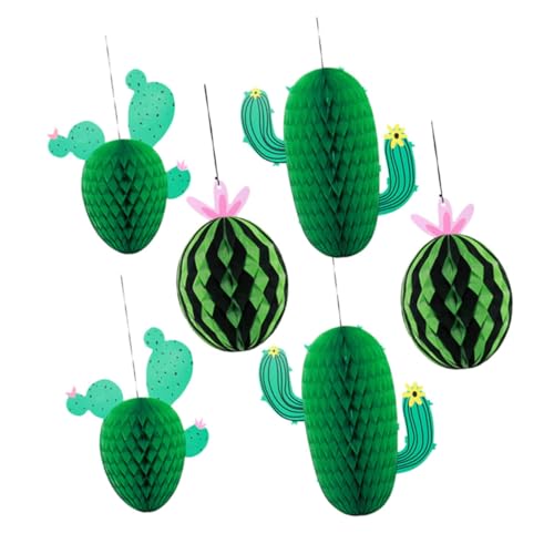 GREENADSCAPE Sommer-set Mit Kaktus-wabenmotiv Tischdekoration Für Jungen Und Mädchen Party GREENADSCAPE Sommer-set Mit Kaktus-wabenmotiv Tischdekoration Für Jungen Und Mädchen Party von GREENADSCAPE