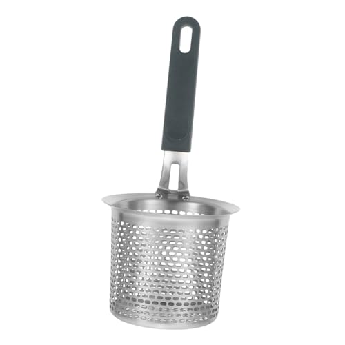 GREENADSCAPE Edelstahlsieb Edelstahlsieb Metall Nudelsieb Filterkelle Schöpfkelle Spinnensieb Löffel Topfsieb Löffel Nudelsieb Mit Griff von GREENADSCAPE