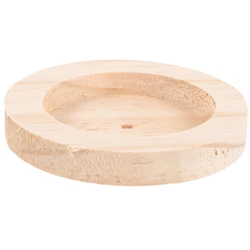 GREENADSCAPE Haustier Holznapf Wear Napf Chinchilla Napf Eichhörnchen Futternapf Kleiner Tierfutternapf Dekorativer Kaninchennapf Hamsterfutternapf Haushalts Futternapf Hamsterfutternapf von GREENADSCAPE