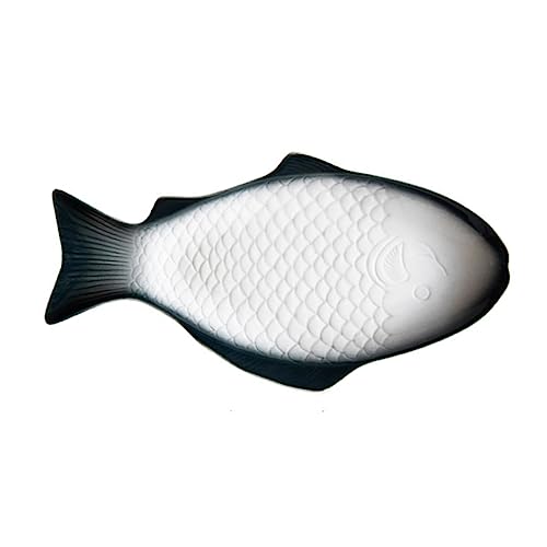 GREENADSCAPE Keramikteller in Cera- Und Fischform Kreative Snack-aufbewahrung Für Abendessen Hochzeit Party Restaurant 27 9 Cm Dunkelgrün von GREENADSCAPE