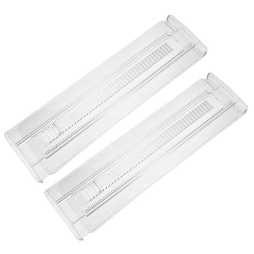 GREENADSCAPE Küchenschrank Organizer 2er Set Verstellbare Schubladentrenner Transparente Organizer Für Schubladen Ideal Zur Sortierung Von Besteck Kleidung Und Haushaltsutensilien Aus Erweiterbar Für von GREENADSCAPE