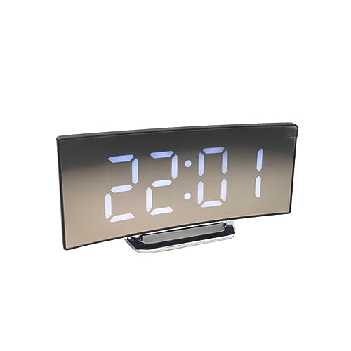 GREENADSCAPE Digitaler Led-wecker Mit Großem Display Stumme Uhr Für Heim Und Büro Spiegel-wecker Mit Energiesparendem Led-Design von GREENADSCAPE