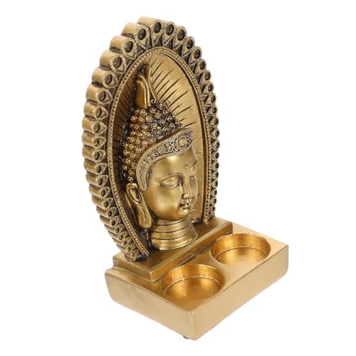 GREENADSCAPE Buddha Teelichthalter Aus Harz Kerzenstand Für Schreibtisch Exquisit Verarbeitet Stabil Und Tragbar Für Partys Und Dekoration GREENADSCAPE Buddha Teelichthalter Aus Harz Kerzenstand Für Schreibtisch Exquisit Verarbeitet Stabil Und Tragbar Für Partys Und Dekoration von GREENADSCAPE