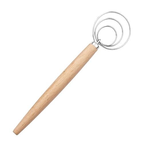 GREENADSCAPE Mehlmischer küchenwerkzeug küchenhelfee Handmixer Küche Plunderteig Schneebesen dänischer teigmischer schneebesen Küchenbackteig Schneebesen Rostfreier Stahl Wiederverwendbar von GREENADSCAPE
