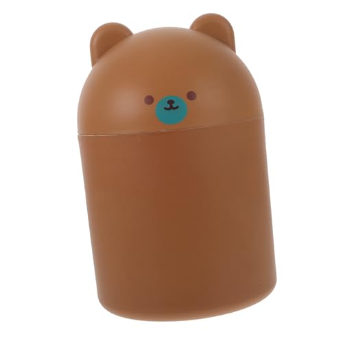 GREENADSCAPE Mini-bär-schreibtisch-mülleimer Kleiner Mülleimer Für Küche Wohnzimmer Schlafzimmer Dekoratives Wohnaccessoire von GREENADSCAPE