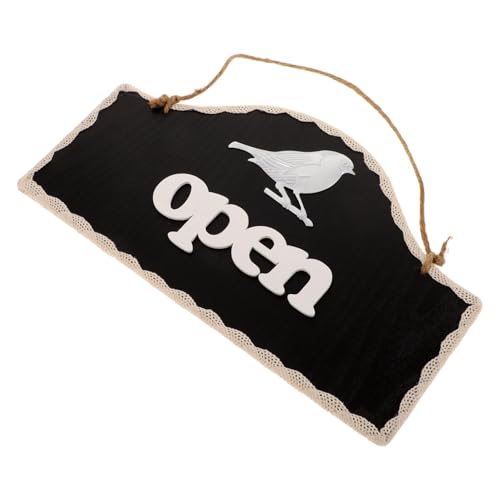 GREENADSCAPE Open Closed Sign Doppelseitiges Holzschild Mit Vogelmotiv Reversible Willkommensschilder Für Geschäfte Cafés Und Türen Elegante Europäische Vintage- Langlebig Und Charmant GREENADSCAPE Open Closed Sign Doppelseitiges Holzschild Mit Vogelmotiv Reversible Willkommensschilder Für Geschäfte Cafés Und Türen Elegante Europäische Vintage- Langlebig Und Charmant von GREENADSCAPE