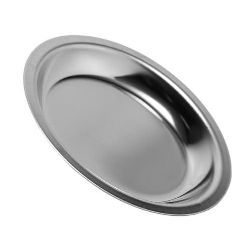 GREENADSCAPE Metall Teebeutel Runde Sauce Dip Platte Teaset Untersetzer Tasse Matte Für Heiße Getränke von GREENADSCAPE