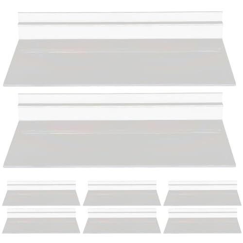 GREENADSCAPE Transparente Slatwall-Schuhregale für Zuhause und Einzelhandel, leicht zu reinigendes Schuhregal für Eingangsschrank und Geschäfte, 8 Stück von GREENADSCAPE