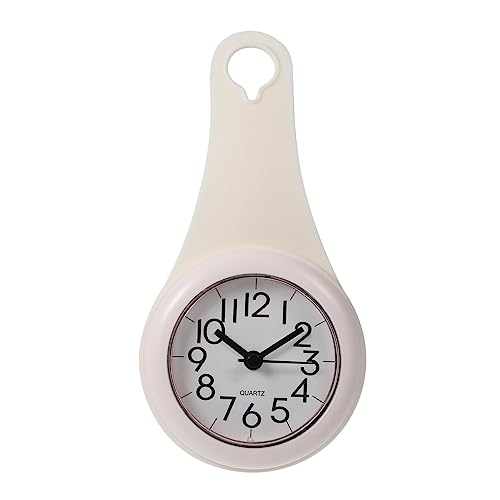 GREENADSCAPE Badezimmeruhr Klein Digital Wanduhr Mit Saugnapf Und Griff Für Badezimmer Und Küche von GREENADSCAPE