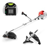 Benzin-Freischneider 2-Takt 65ccm Motor 4.9hp, Elektrostart, 2 Schneidaufsätze, Doppelhandgriff, Leistungsregler, Sicherheitsgurt Greencut GGT650XE-2 von GREENCUT