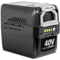 Greencut - Lithium-Akku BT404L mit 4,0Ah Kapazität und 40V Spannung, LCD-Display, kompatibel mit 40V tech Sortiment von GREENCUT