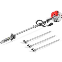 PP650X Teleskop-Hochentaster Benzin 65cc, 2-Takt-Motor, 12' Schiene, 3 Verlängerungsschienen 5 Meter, Arbeitskettensäge Greencut von GREENCUT