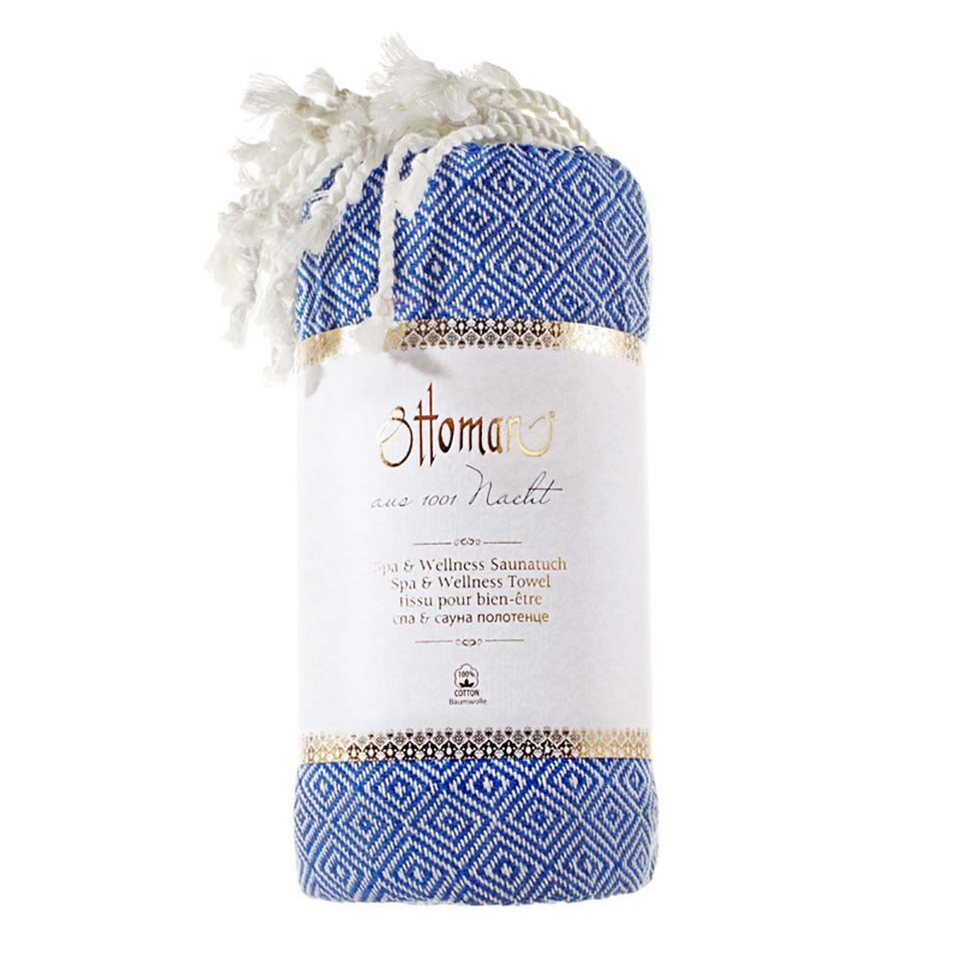 GREENDOOR Hamamtuch Hamam Tuch Rautenmuster blau GREENDOOR Hamamtuch Hamam Tuch Rautenmuster blau von GREENDOOR