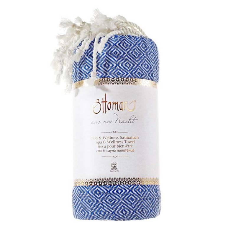 GREENDOOR Hamamtuch Hamam Tuch Rautenmuster blau GREENDOOR Hamamtuch Hamam Tuch Rautenmuster blau von GREENDOOR