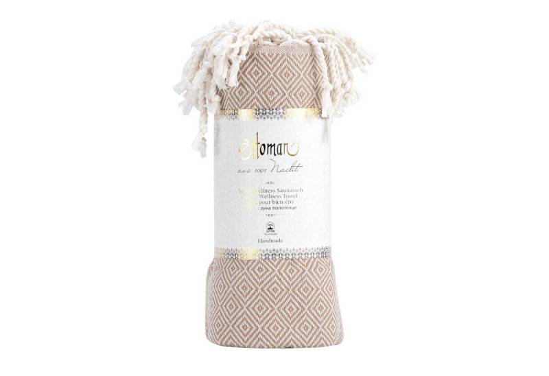 GREENDOOR Hamamtuch Hamam Tuch Rautenmuster cappuccino GREENDOOR Hamamtuch Hamam Tuch Rautenmuster cappuccino von GREENDOOR