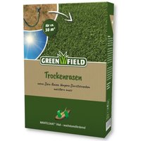 Greenfield Trockenrasen MANTELSAAT® Vital 1 kg, Rasensamen Trockenlage von GREENFIELD