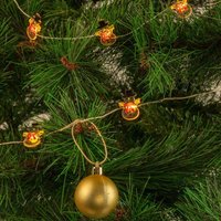 3M LED-Girlande für den Innenbereich [HO-XMAS-027-IP20-3M-WW] von GREENICE