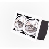 Greenice - Cardan led Downlight Strahler 24W 2.400Lm 6000ºK cree RA►90 40.000H [JW-CAR-LED-2x12W-CW] von GREENICE