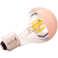 Glühbirne led E27 4W 273Lm 2000ºK Glühfaden A6 Reflektor Kupfer 40.000H [WR-A60-COppER-4W-WW] von GREENICE