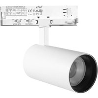 Greenice - Einphasiger LED-Schienenstrahler LeistungFarbtemperatur dimmbar 202530W 600040003000K Weiß [ATL080030-M] von GREENICE