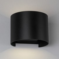 LED-Außenwandleuchte 2x5W 100Lm/W IP65 Schwarz 2700ºK [HO-APL07-IP65-B-WW] von GREENICE