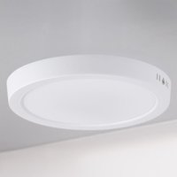 Greenice - LED-Oberflächen-Deckenleuchte 100Lm/W 18W 1800Lm 4000ºK IP20 [HO-PLC-18W-1800LM-W] von GREENICE