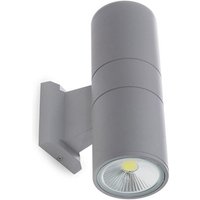 Greenice - LED-Wandleuchte 30W 2246Lm 2700ºK Violett IP65 40.000H [HO-COBWALL-2X15-WW] von GREENICE