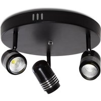 Greenice - Led-Wandleuchte 27W 2.430Lm 6000ºK Arianna 40.000H [HO-3X9COB-WALLLIGHT-B-CW] von GREENICE