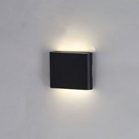 Medford' LED-Wandleuchte 2x3W Schwarz [HO-WALL-27-2x3W-B-WW] von GREENICE
