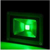 Greenice - LED-Flutlicht 10W 850Lm IP65 Brico Grün 40.000H [BQFS11510-G] von GREENICE