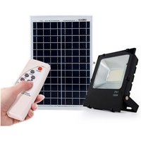 Led Scheinwerfer Flutlicht 20W 2.000Lm 6000ºK Solar Sensor 20W + Fernbedienung Tafel 6V/8W 40.000H [PL-626002-CW] von GREENICE