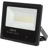 Greenice - LED-Flutlicht 50W 6000Lm 4200ºK IP65 Integrierter Bewegungsmelder 40.000H [1916-NS-HVFL50W-LW] von GREENICE
