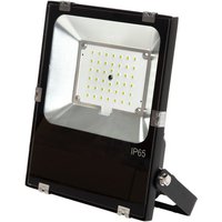 Greenice - LED-Flutlicht 30W 4800Lm 6000ºK pro SMD3030 IP65 Dimmbar 100.000H [1916-NS-HVFL30W-CP-CW] von GREENICE