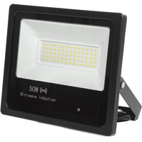 LED-Flutlicht 50W 6.000Lm 6000ºK IP65 Integrierter Bewegungsmelder 40.000H [1916-NS-HVFL50W-L-CW] von GREENICE