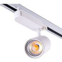 Greenice - LED-Schienenleuchte 30 w, 2.700 lm, CRI90, 6.000 °k, dreiphasig, 40.000 Std. [HO-FC-3F-30W-W-CW] von GREENICE