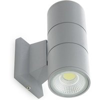 LED-Wandleuchte 14W 1347Lm 2700ºK Bella IP65 40.000H [HO-COBWALL-2X7-WW] von GREENICE