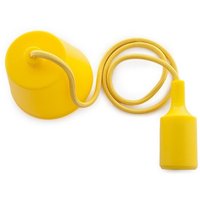 Lampenhalter E27 Kabel - Rosette - Farbe Gelb von GREENICE