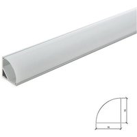 Profil Aluminium Für LED -Streifen Installation Ecken - Diffusor Milchig x 1M Profil Aluminium Für LED -Streifen Installation Ecken - Diffusor Milchig x 1M von GREENICE