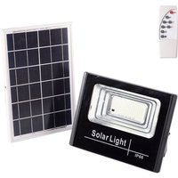 Solar-LED-Flutlicht 45 w 4000 k Panel: 6 V/6 w Batterie: 3,2 V/3000 mAh Fernbedienung [HO-SOLARFL-45W-01-W] von GREENICE