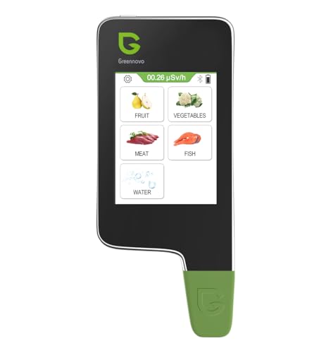 Greennovo 3FB Mini Nitrate Tester for Fish Fruit Vegetable Meat,TDS Water Tester for Home Health Food Safety-Black von GREENNOVO