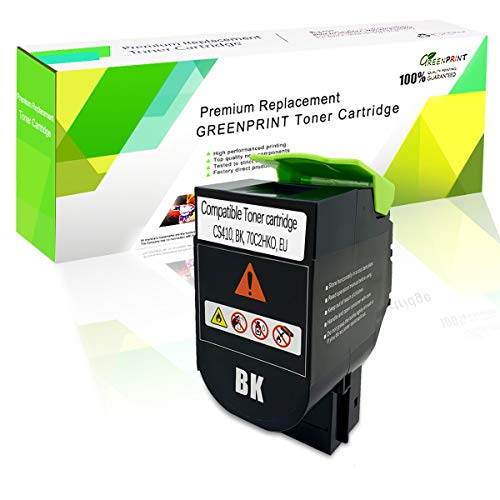 GREENPRINT Kompatible Tonerkartusche CS310 CS410 CS510 Schwarz 4000 Seiten mit hoher Kapazität für Lexmark-Drucker CS310dn CS310n CS310dn CS410n CS410dn CS410dtn CS510de CS510dte von GREENPRINT