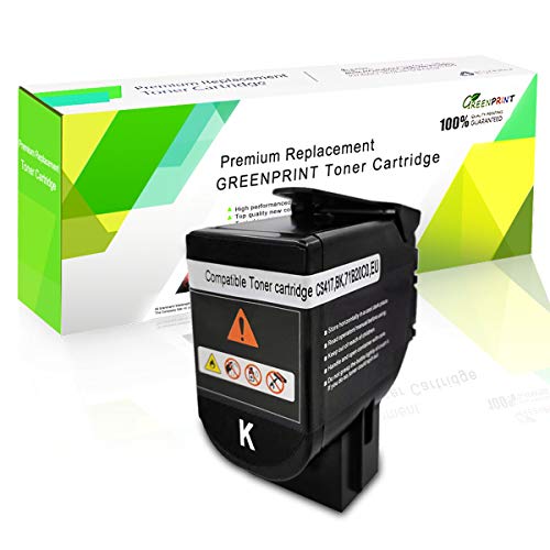 GREENPRINT Kompatible Tonerkartusche CS317 CX317 CS417 CX417 CS517 CX517 Schwarz Standardkapazität 3000 Seiten für Lexmark-Drucker CS317dn CX317dn CS417dn CX417de CS517de CX517de von GREENPRINT