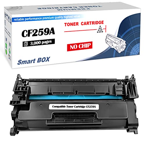 [Ohne Chip] Kompatibel 59A CF259A Tonerkartusche 3000 Seiten für HP Laserjet Pro M404 M404n M404dn M404dw M304a M405, MFP M428 M428dw M428fdn M428fdw M429 Drucker, Schwarz von GREENPRINT