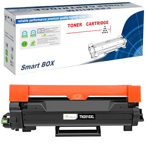 TN-2510XL TN2510XL Kompatible Tonerpatrone Schwarz Hohe Kapazität 3000 Seiten für Brother HL-L2400DW L2445DW L2447DW DCP-L2620DW L2627DWXL L2660DW L2665DW MFC-L2800DW L2827DWXL L2835DW L2860DWE von GREENPRINT