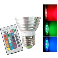 Glühlampe E27 led 3w rgb Farben mit Fernbedienung 0 Glühlampe E27 led 3w rgb Farben mit Fernbedienung 0 von GREENSENSATION
